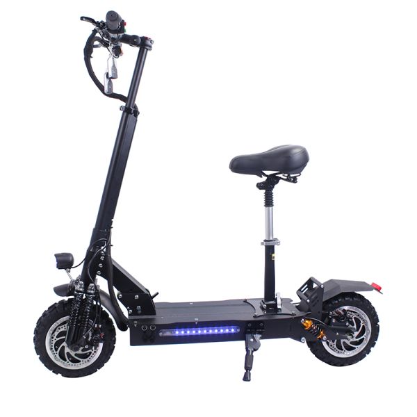 2400W Dual Drive Cross Country Electric Kick Scooter Maximum Speed 65KM TM-KV-930D