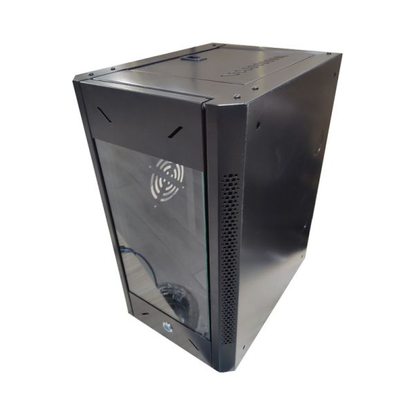 Estaca de rede montada na parede e no chão com construção de aço durável