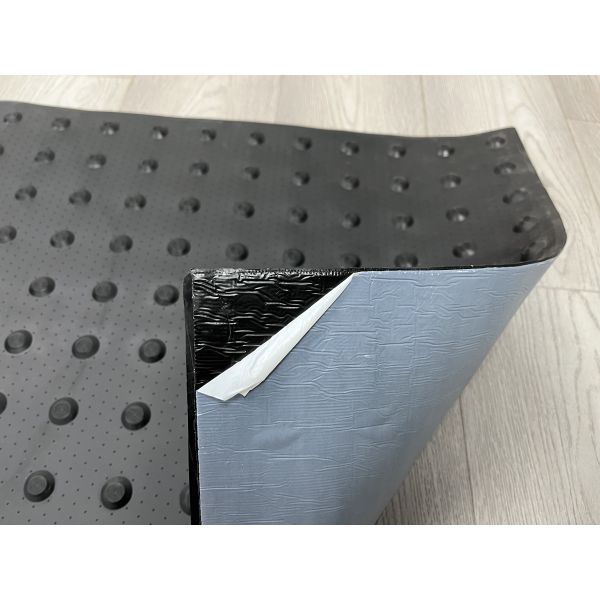 Beijing Roadsafe PVC Adhesive Black Tactile Tiles 60 *120cm / Indicator Mat & Stud Paving for Blind Guidance Indicator