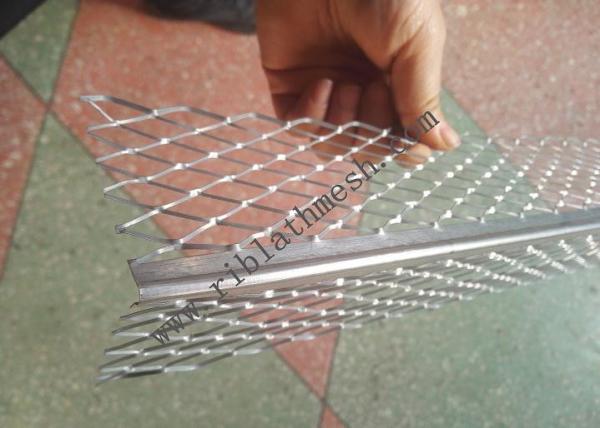 Expanded Galvanized Metal Drywall Plaster Angle Bead  70mm Wing