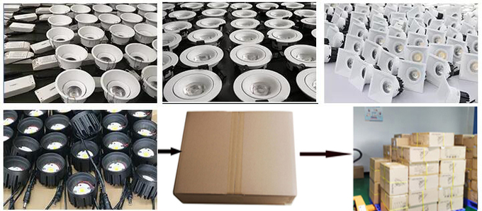 Ротатабельное IP54 утопило анти- СИД Downlight УДАРА слепимости 5W 7W