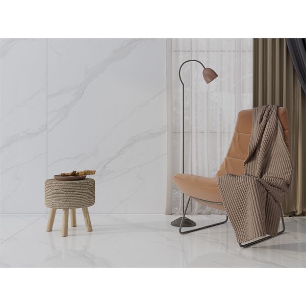 1420x2700мм Мат Каррара Белый пол Синтерированные каменные плиты для торгового центра