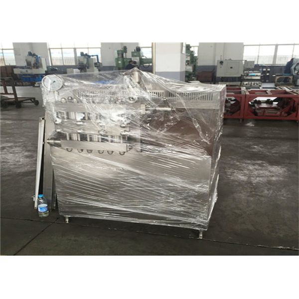 5000L Two Stage Homogenizer , Four Plunger High Pressure Homogeniser For Milk
