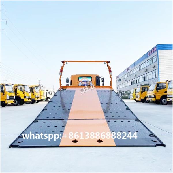 SHACMAN Multifunction Plat Form Wrecker Body Tow Truck  Road Block Removal Truck  Rollback