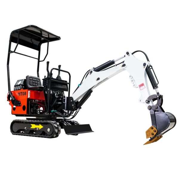 HT08 800kg Mini Excavator with 12HP Engine and 0.025m³ Bucket