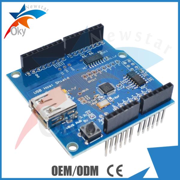 Protetor para Arduino, protetor do anfitrião de USB do andróide compatível com andróide ADK de Google