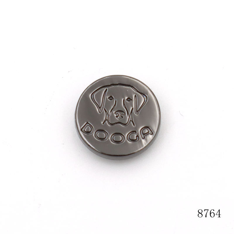 15mm Zinc Alloy Rivet Circle Gunmetal Rivets For Dog Collars