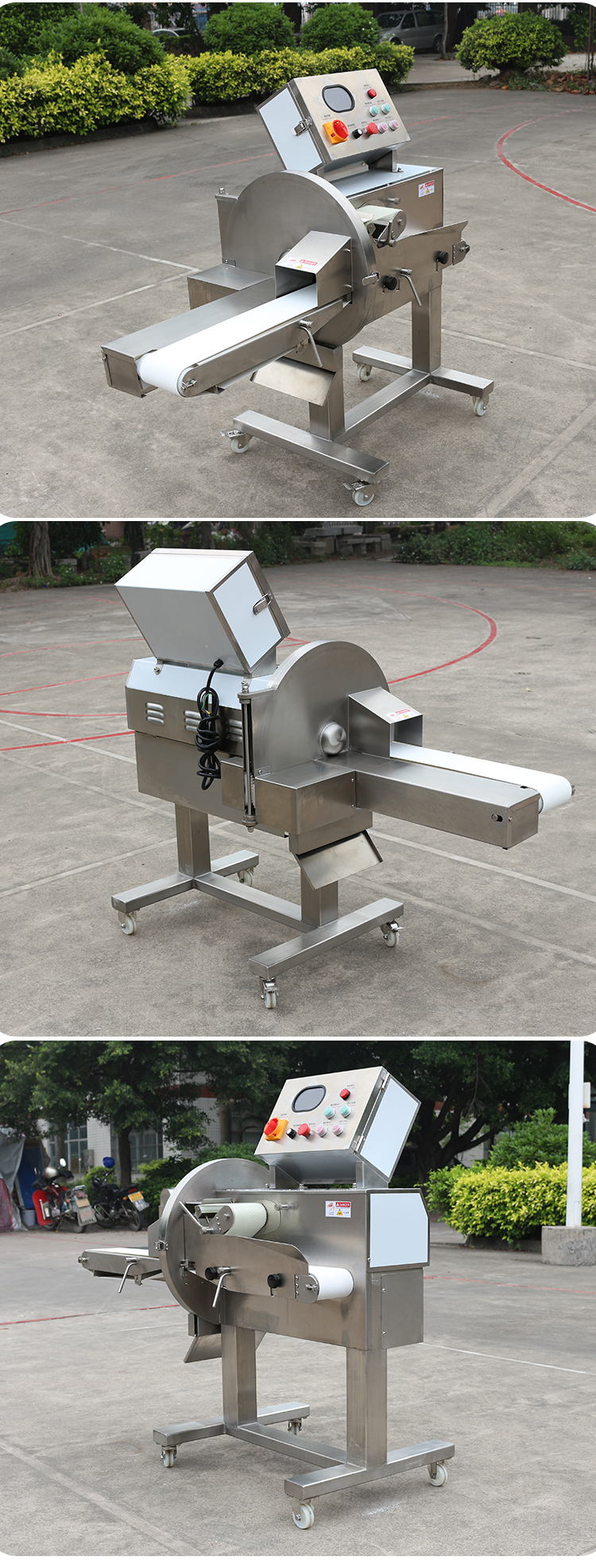 Автомат для резки мяса трансмиссионного ремня