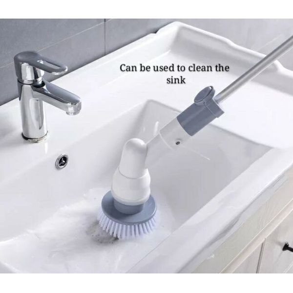 Хандхэльд электрическая щетка чистки, щетка чистки кухни закрутки АБС для раковин лотков баков