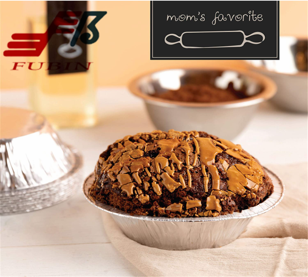 Cream Puff Aluminium Foil Baking Tray 3 Inch Thermal Insulation