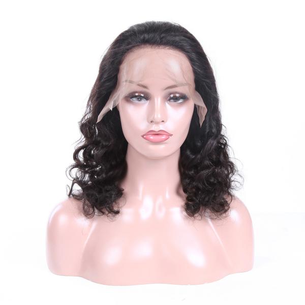 As perucas cruas macias do laço do cabelo do Virgin afrouxam a onda para costurar das duplas camada das mulheres negras