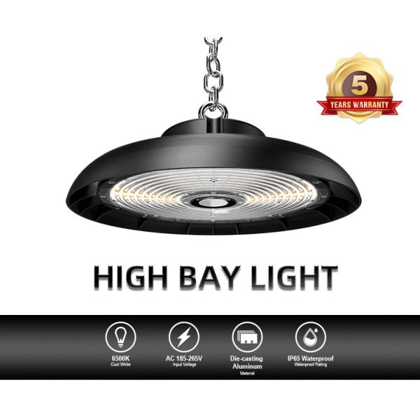 Мастер-класс Спортивные залы 50w 100w 150w 200w 300w Алюминиевая промышленность Снижаемая взрывостойкость IP65 НЛО LED High Bay Light