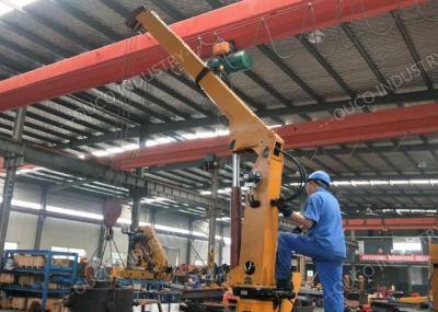0.5T 5M Marine Telescopic Boom Cranes With Hydraulic Power Unit