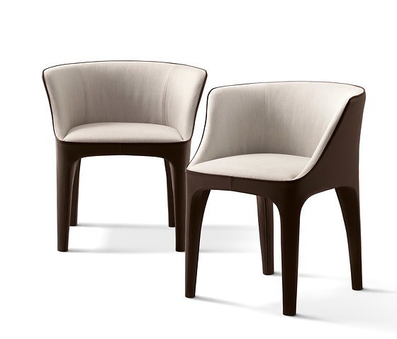 Small Carlo Colombo Diana Chair , Profiled Steel Giorgetti Diana Armchair