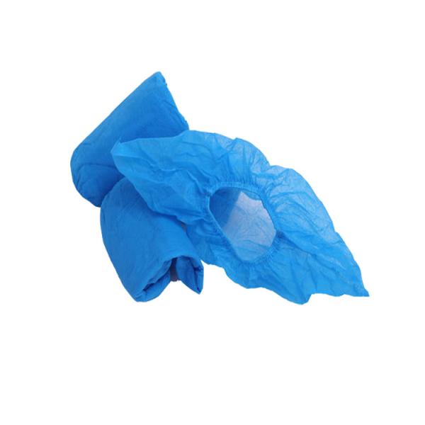Disposable Medical Items Non-Skid Dust Isolation Protective Shoes Cover with ISO CE cert produced in blue green color
