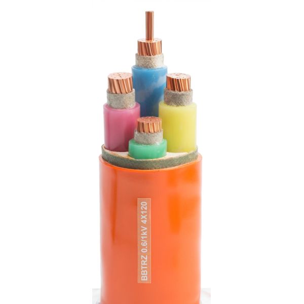 Multi ядри 3×25+1×16MM2 увольняют расклассифицированный кабель данных, кабель защиты от огня LSZH 600/1000V