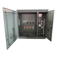 Transformateur de mise à la terre Zig Zag monté sur un tampon de 500 KVA Liquide rempli 4160V Répond aux normes DOE 2016 CSA ANSI/IEEE