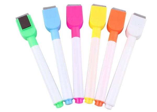 Hot sale Dry Erasable whiteboard marker pen with brush, hot sale refillable whiteboard markers