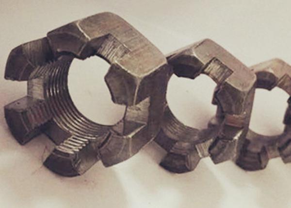 Primary Color Slotted Hexagon Nuts M20x1.5 Nut For Lifting Equipment