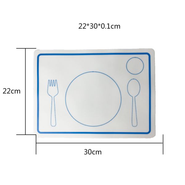 Washable Feeding Baby Silicone Placemat Food Grade Customized Logo Printing
