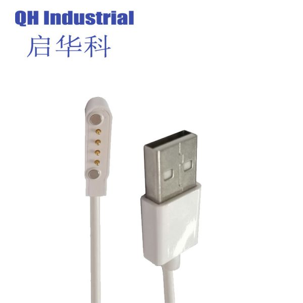 4pin 2.54mm Pitch Russian Federation Non-Standard Charging Connector Magnetic Wire Connector