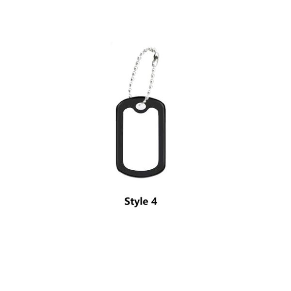 Personalized Blank Stainless Steel ID Metal Dog Tags Name Tag Sublimation Dog Tag Blanks