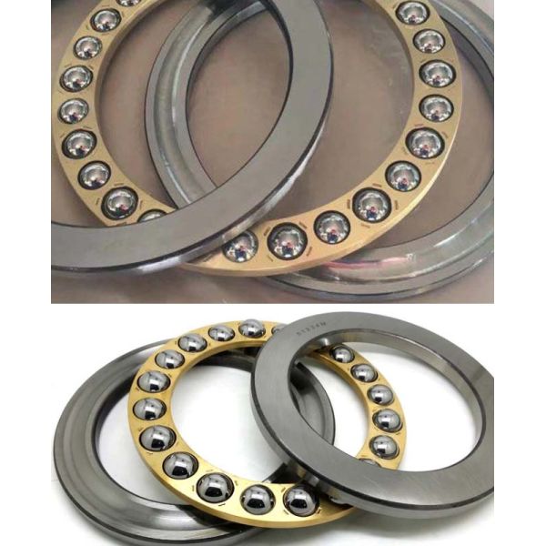 Stainless Steel Thrust Ball Bearings High Strength Open Seal 52317