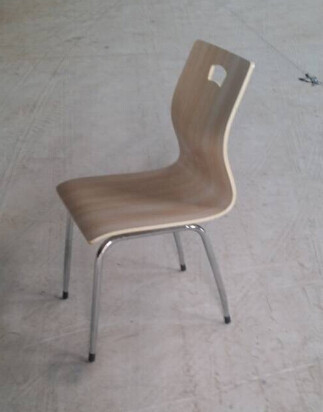 wood metal banquet dining chair