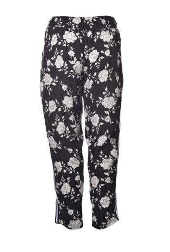 Beautiful Flower Print Straight Leg Trousers In OEM Available