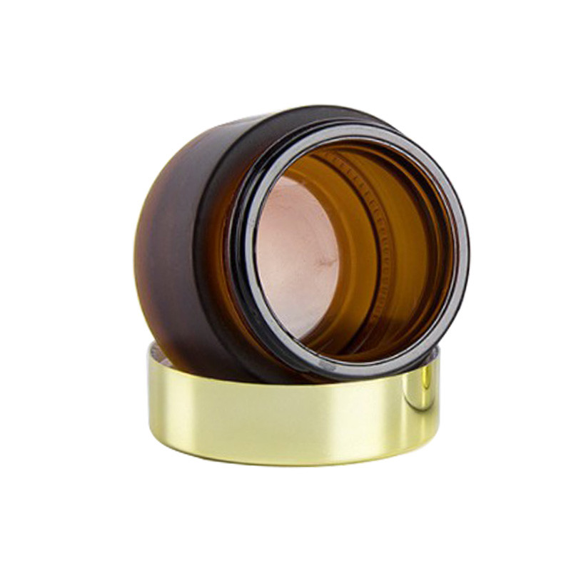 Изготовленные на заказ ясные зеленые опарникы матированного стекла 200g 7OZ янтарные для свечи