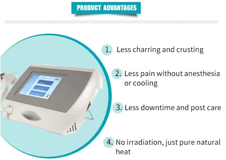 Термальное частичное удаление шрама машины RF Microneedle