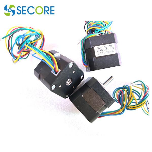 Electric Commutating Brushless Dc Motor 26W 8 Poles 42mm Square