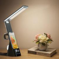 Carregador sem fio do candeeiro de mesa de QI 15W