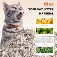 Forme rayée Tofu Litter de chat Plante Tofu naturel en masse Litter de chat