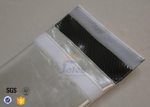 1022℉ Silver Fiberglass Fireproof Bags For Documents Cash Passport Envelope