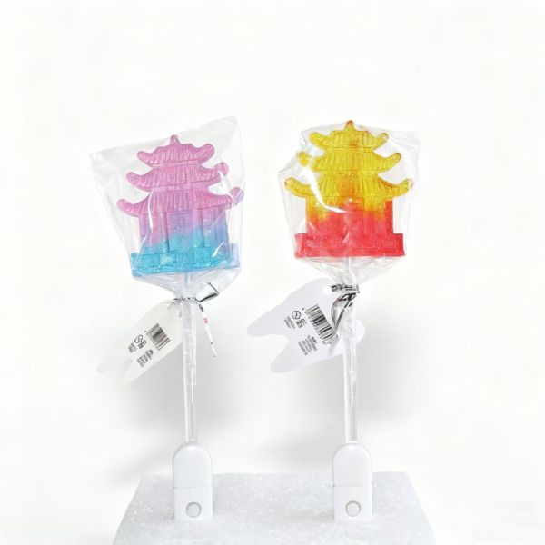 Sugar Free Lollipop Candy Assorted Shape Hard Candy Luminous Stick Candy Toy