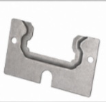 Precision Stamped Galvanized Keyhole Stamping Fixing Plate Base - Anti-Rust Durable Metal Bracket for Furniture & Industrial Support