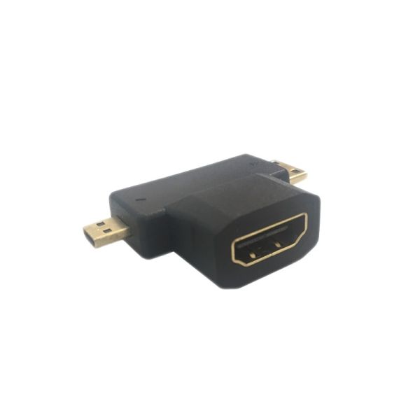 Kico K-GE002 2 in 1 Micro HDTV Mini HDTV to HDTV Male to Famale Adapter Gender  Changer
