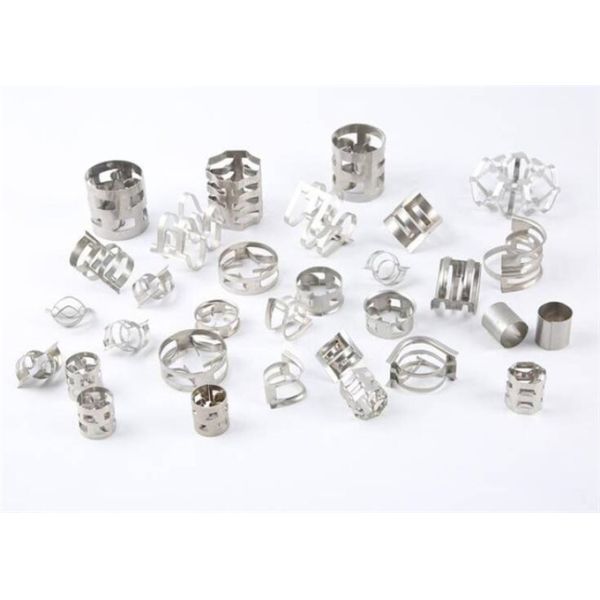 25*25*0.3mm Pall Ring Metal Tower Packing For Gas Scrubbing SS304