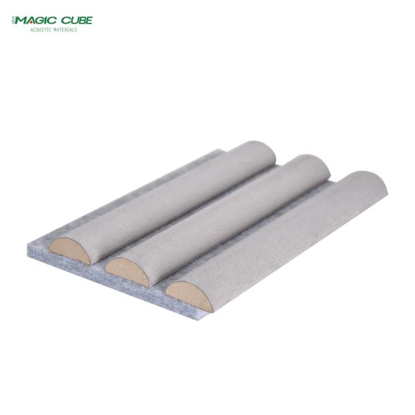 Interior Decoration Wood Slat Panel Acoustic Broom For Sound Absorption