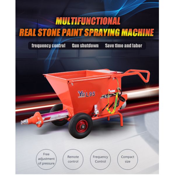 Natural Stone Electric Paint Spraying Machine Household Mortar Spray Machine 10L/Min