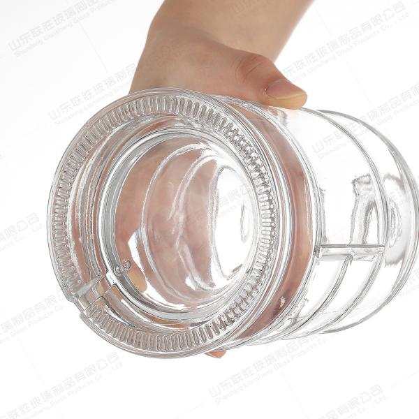 Clear Glass Large Round Bottles 500ml 1000ml 1500ml for Wine Whiskey Vodka Industrial