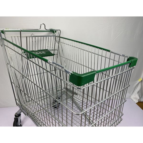 Carro de la compra de acero grande estupendo del metal de la carretilla Q195 de las compras 275L