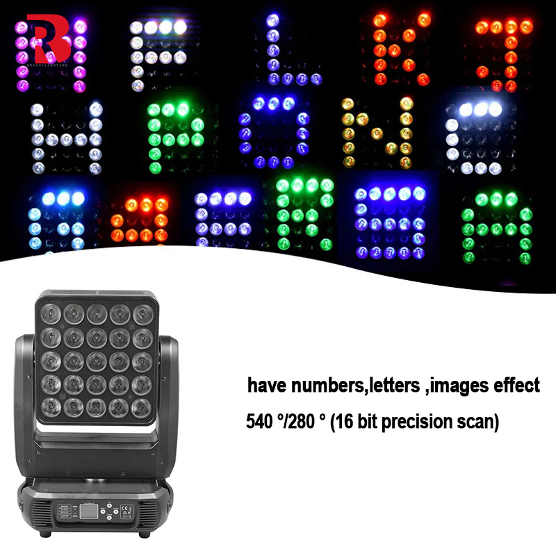 25 шт. 12 Вт CREE 4 в 1 LED Zoom Движущаяся голова