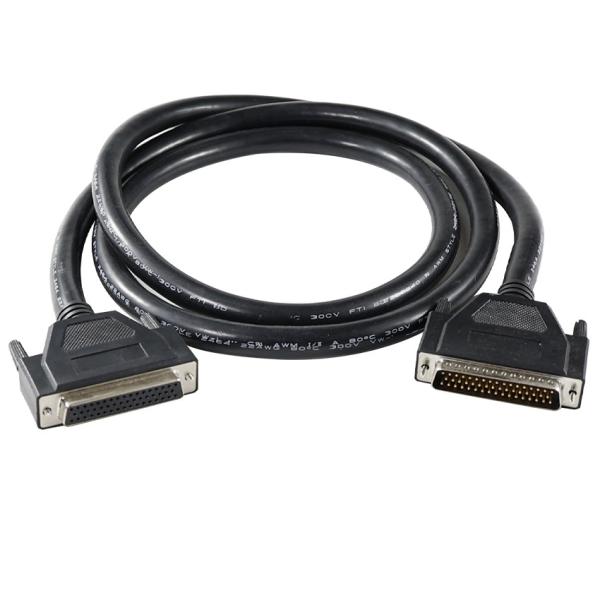 Cable de extensión paralelo masculino a femenino blindado DB-50 con tornillos para comunicaciones de datos o equipos industriales 25 pares