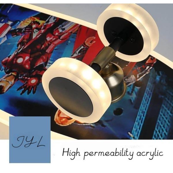 Нордические лампы скутера предохранения от глаза мультфильма потолочного освещения комнаты детей спальни