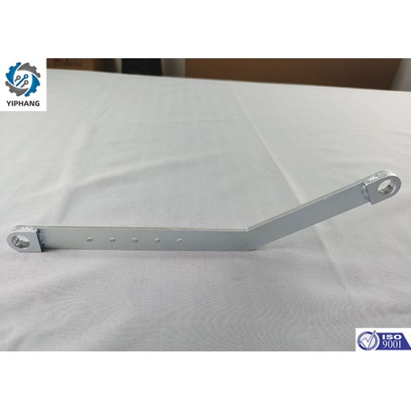 Galvanized Medical Sheet Metal Fabrication 5mm Inspection Equipment Shaft Holder Plate