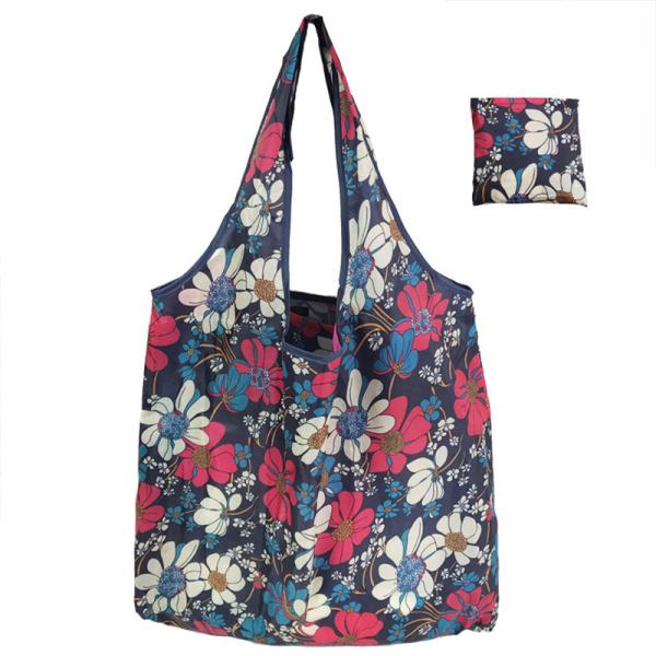 Reusable Women Tote Handbags cotton Material with zip 46cm x 39cm x 25cm
