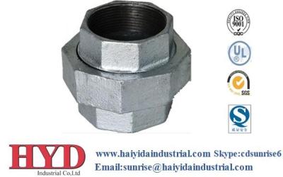 UL union black malleable iron pipe fitting cast iron UL factory