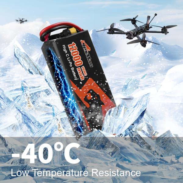 Lipo Drone Batteries 8Ah 8000mAh 6000mah 10000mah 12000mah 4S 6S 11.1V 14.8V 22.2V 50C  Lithium Polymer  Drone Batteries